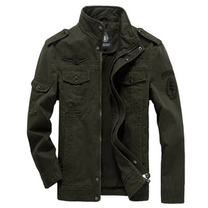 Cotton Military Jacket Men 2020 Autumn Soldier  MA-1 Style Army Jackets Male Brand Slothing Mens Bomber Jackets Plus Size M-6XL