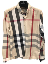 2021 New Summer Men's Long Sleeve Shirt Plaid Beige Black Colors New Season Cotton Daily Wear Slim Fit