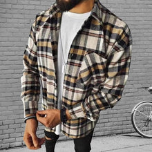2021 Men's Shirt Fashion Spring Plaid Casual Flannel Shirts Men Long Sleeve Soft Comfort Slim Fit Men Jacket Cardigan Shirt