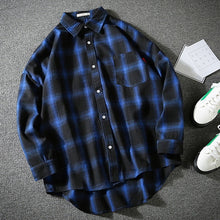 2021 Men's Shirt Fashion Spring Plaid Casual Flannel Shirts Men Long Sleeve Soft Comfort Slim Fit Men Jacket Cardigan Shirt