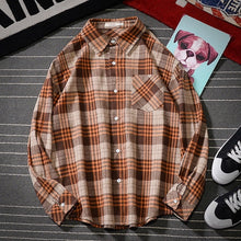 2021 Men's Shirt Fashion Spring Plaid Casual Flannel Shirts Men Long Sleeve Soft Comfort Slim Fit Men Jacket Cardigan Shirt